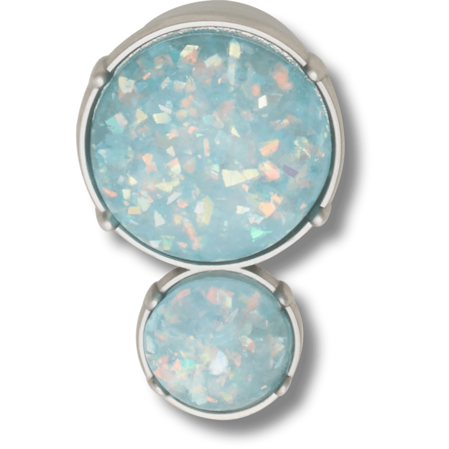Crocs - Opalescent Meta Double Gem Jibbitz™ charms for Women|Men|Jibbitz™ Charms
