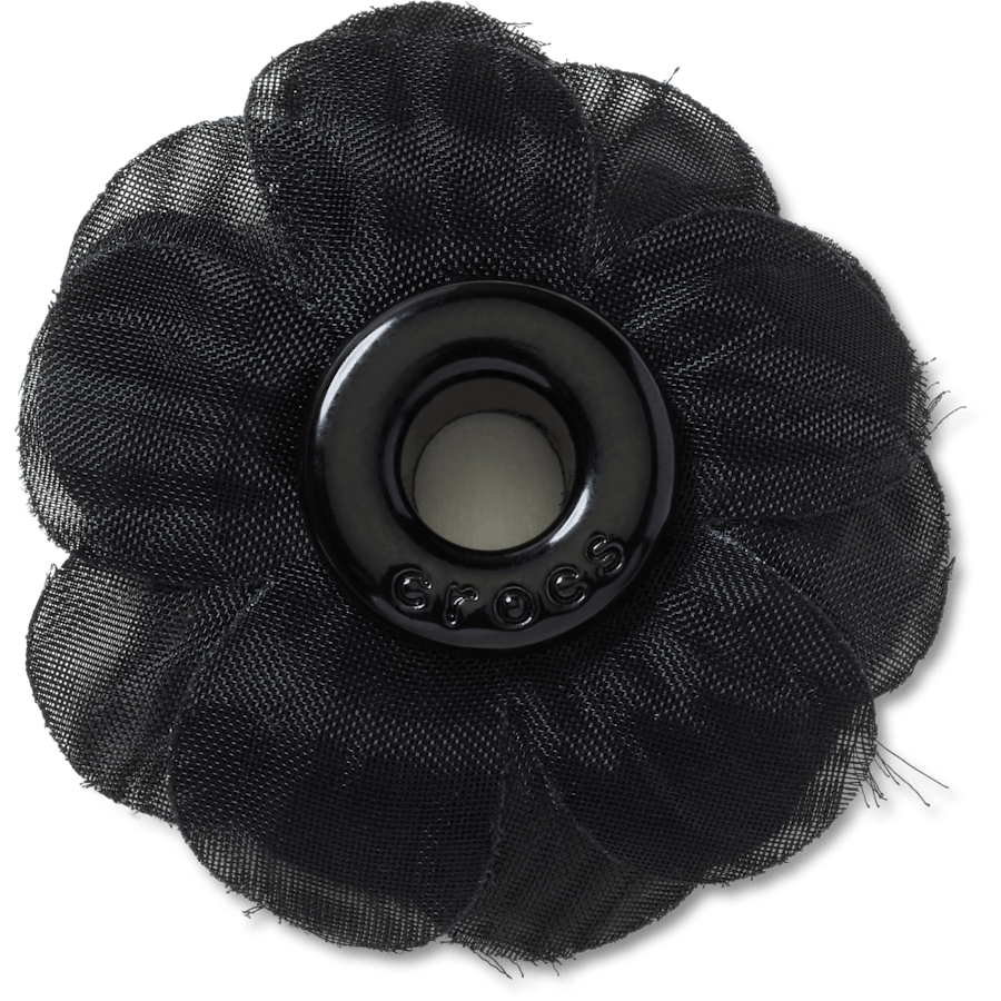 Crocs - Black Chiffon Grommet Jibbitz™ charms for Women|Men|Jibbitz™ Charms