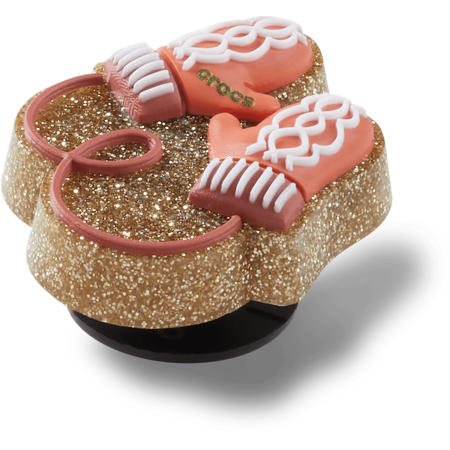 Crocs - Glitter Pink Mittens Jibbitz™ charms for Women|Men