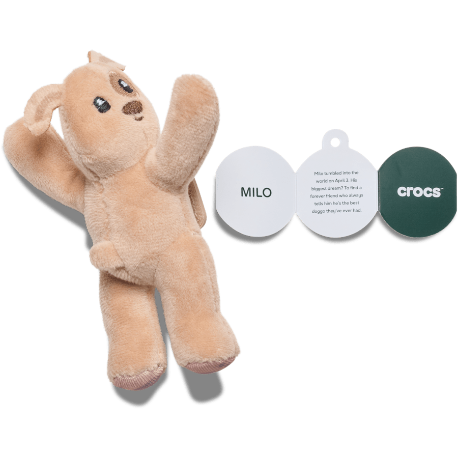 Crocs - Huggitz Brown Puppy Jibbitz Shoe Charm for Women|Men|Kids|Jibbitz™ Charms