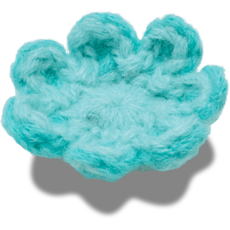 Crocs - Crochet Blue Flower Jibbitz™ charms for Women|Men
