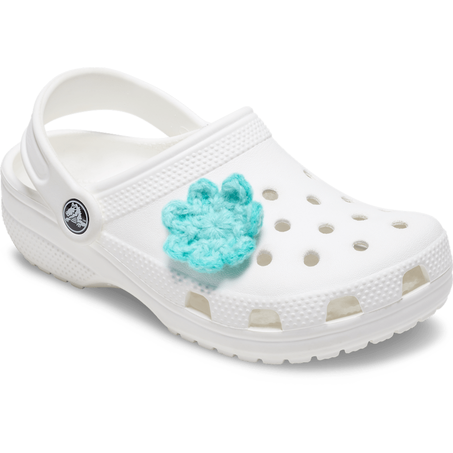 Crocs - Crochet Blue Flower Jibbitz™ charms for Women|Men