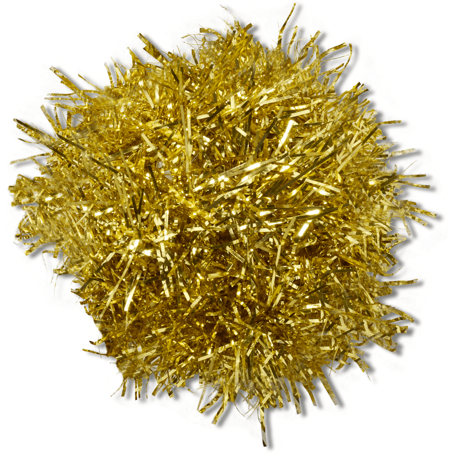 Crocs - Gold Tinsel Pom Jibbitz™ charms for Women|Men|Jibbitz™ Charms
