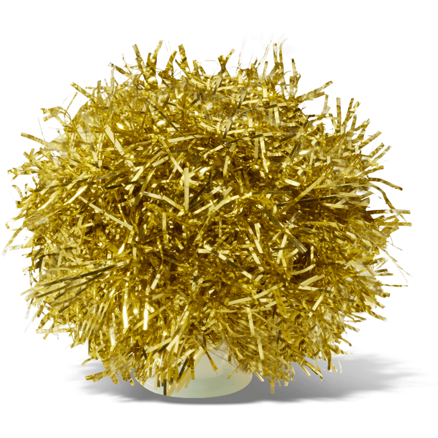 Crocs - Gold Tinsel Pom Jibbitz™ charms for Women|Men|Jibbitz™ Charms
