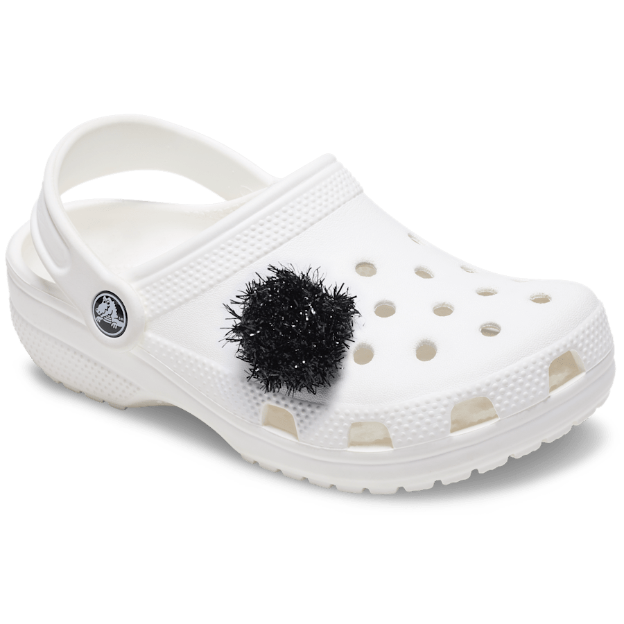 Crocs - Black Tinsel Pom Jibbitz™ charms for Women|Men