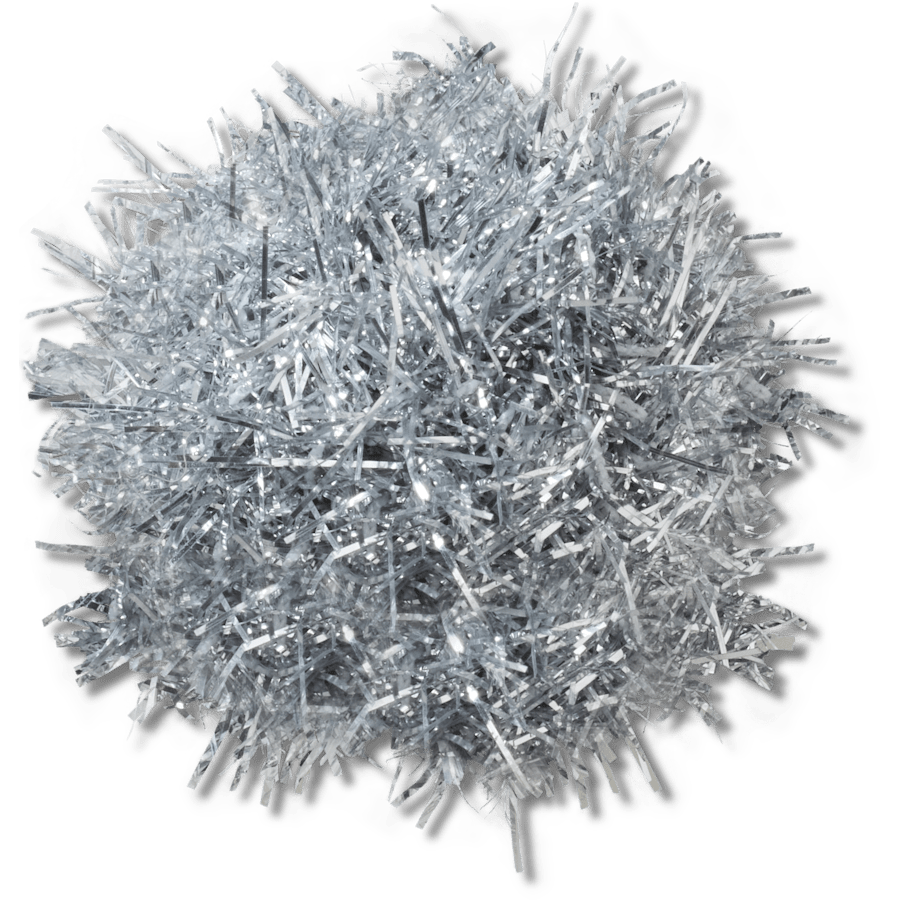 Crocs - Silver Tinsel Pom Jibbitz™ charms for Women|Men|Jibbitz™ Charms