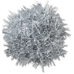 Crocs - Silver Tinsel Pom Jibbitz™ charms for Women|Men|Jibbitz™ Charms