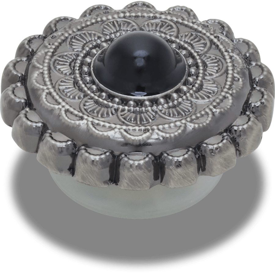 Crocs - Silver and Black Emblem Jibbitz™ charms for Women|Men|Jibbitz™ Charms