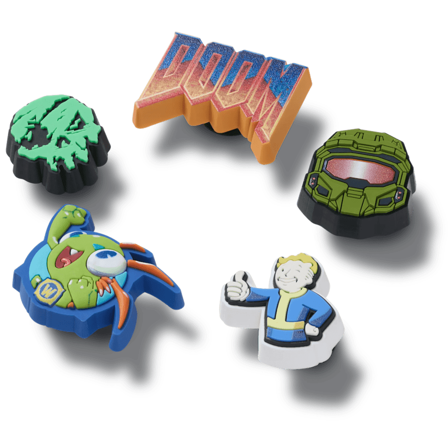 Crocs - Xbox 5 Pack Jibbitz Charms Jibbitz Shoe Charm for Women|Men|Jibbitz™ Charms
