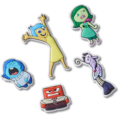 Crocs - Pixar Inside Out 5 Pack Jibbitz™ charms for Women|Men|Kids|Jibbitz™ Charms