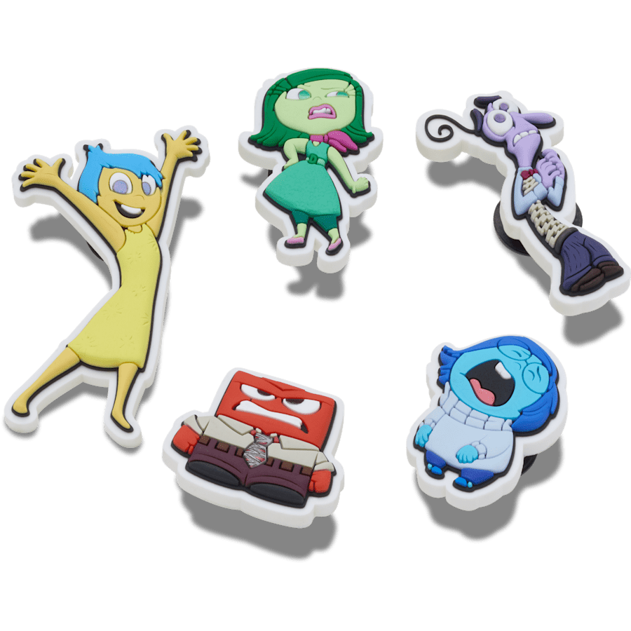Crocs - Pixar Inside Out 5 Pack Jibbitz™ charms for Women|Men|Kids|Jibbitz™ Charms