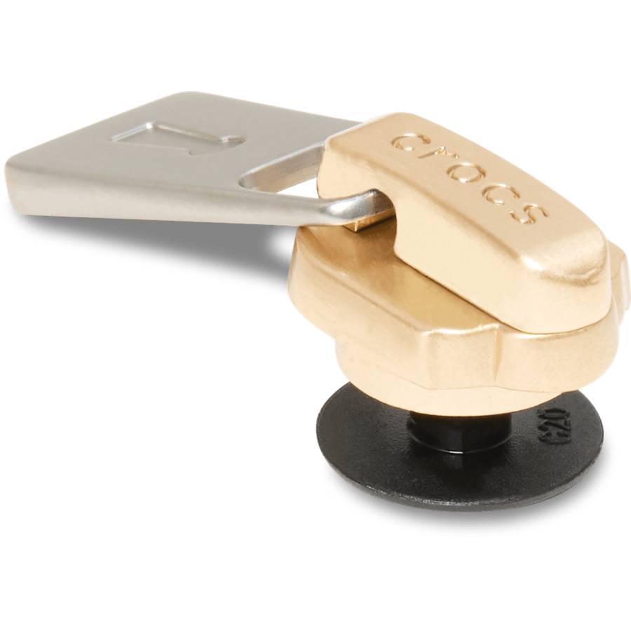 Crocs - Gold and Silver Zipper Jibbitz™ charms for Women|Men