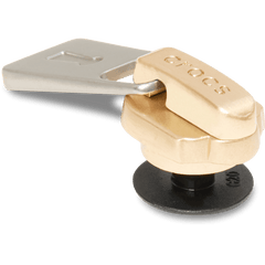 Crocs - Gold and Silver Zipper Jibbitz™ charms for Women|Men