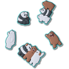 Crocs - We Bare Bears 5 Pack  Jibbitz™ charms for Women|Men|Jibbitz™ Charms