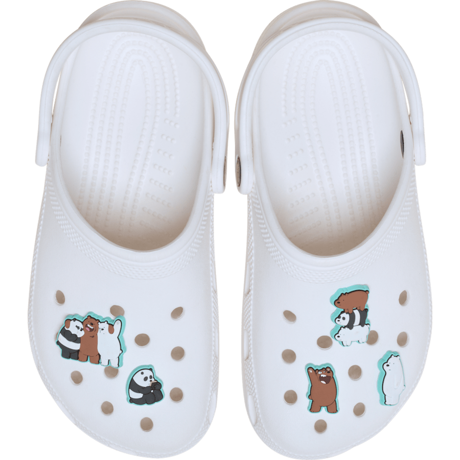 Crocs - We Bare Bears 5 Pack  Jibbitz™ charms for Women|Men|Jibbitz™ Charms
