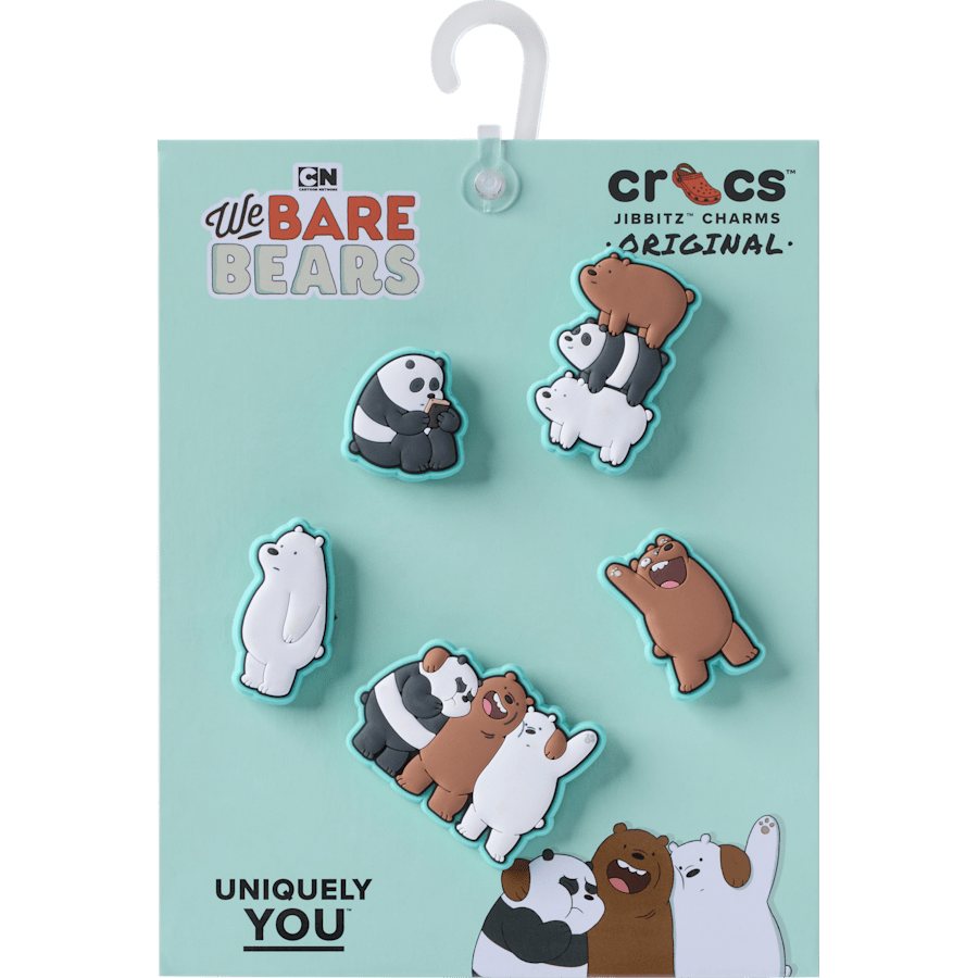 Crocs - We Bare Bears 5 Pack  Jibbitz™ charms for Women|Men|Jibbitz™ Charms