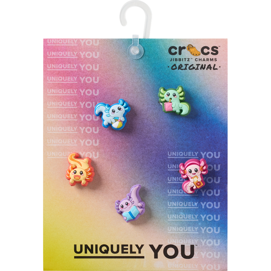 Crocs - Tiny Axolotls 5 Pack Jibbitz™ charms for Women|Men|Jibbitz™ Charms