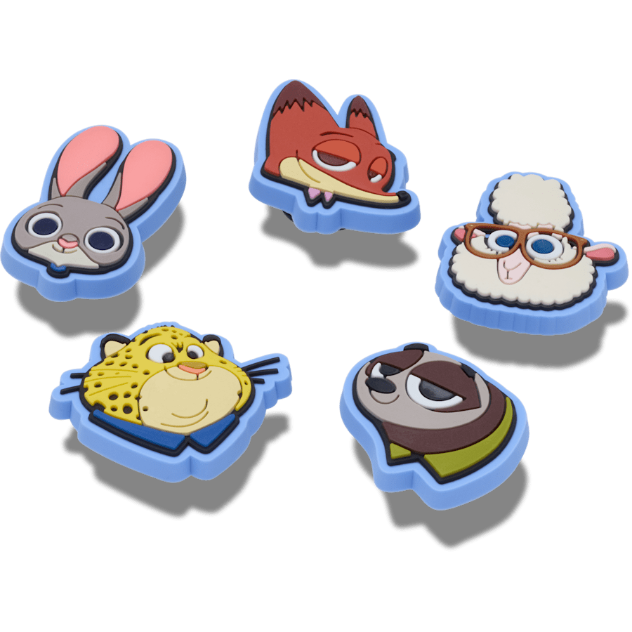 Crocs - b'Disney Zootopia 2 5 Pack Jibbitz Shoe Charm' for Women|Men|Kids|Jibbitz™ Charms