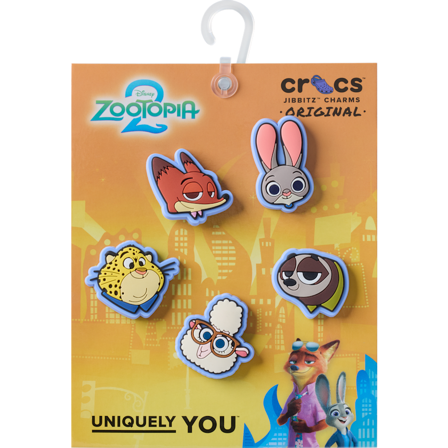 Crocs - b'Disney Zootopia 2 5 Pack Jibbitz Shoe Charm' for Women|Men|Kids|Jibbitz™ Charms