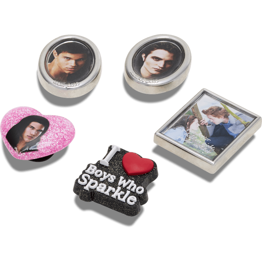 Crocs - The Twilight Saga 5 Pack Jibbitz Shoe Charm for Women|Men|Kids|Jibbitz™ Charms