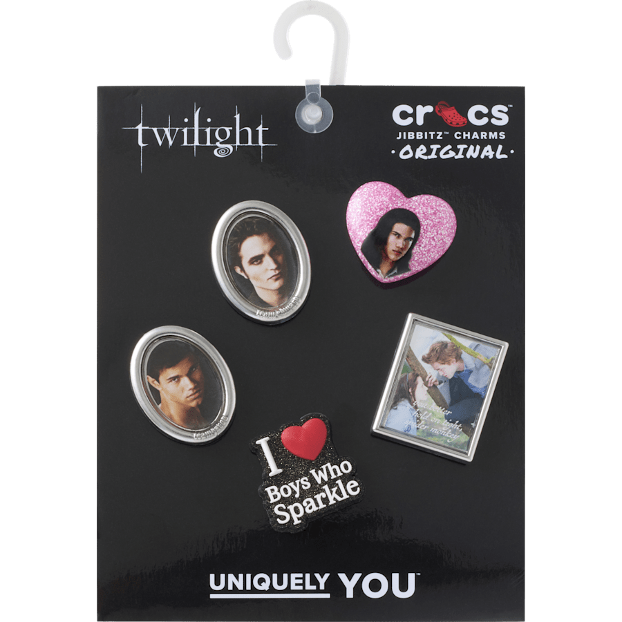 Crocs - The Twilight Saga 5 Pack Jibbitz Shoe Charm for Women|Men|Kids|Jibbitz™ Charms