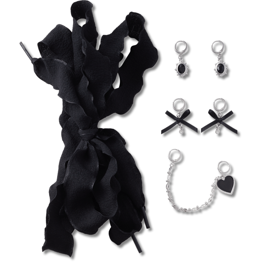 Crocs - Laces and Dainty Bow Charm Kit Jibbitz Shoe Charm for Women|Kids|Jibbitz™ Charms