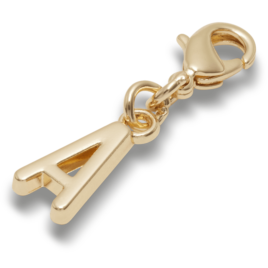 Crocs - Gold Letter A Charm Jibbitz™ charms for Women|Men|Kids|Jibbitz™ Charms
