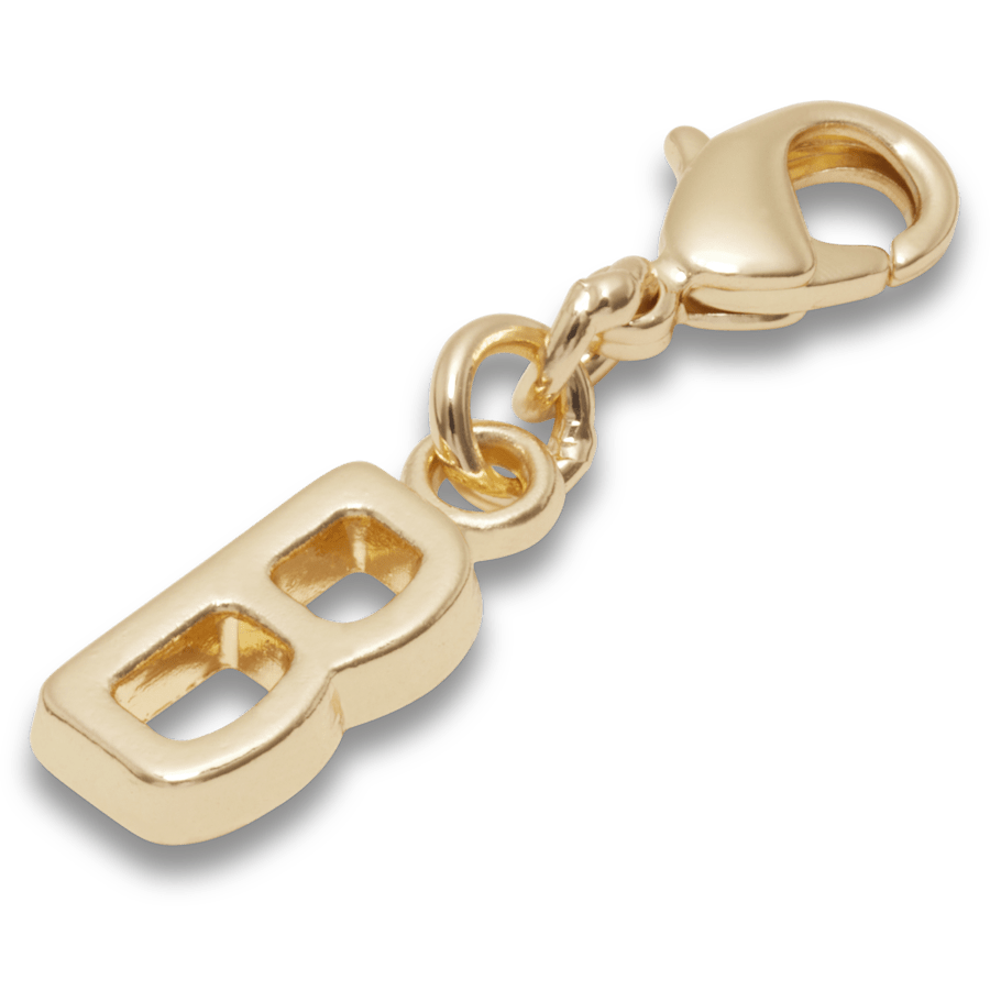 Crocs - Gold Letter B Charm Jibbitz™ charms for Women|Men|Kids|Jibbitz™ Charms