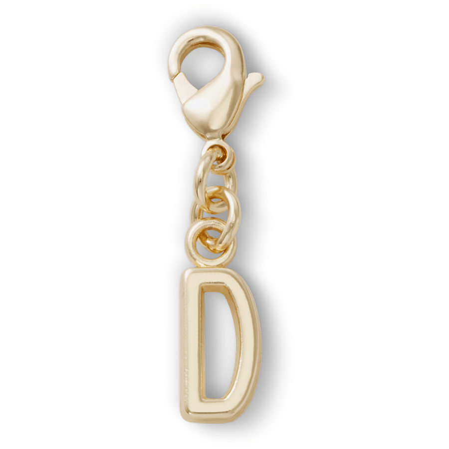 Crocs - Gold Letter D Charm Jibbitz™ charms for Women|Men|Kids|Jibbitz™ Charms