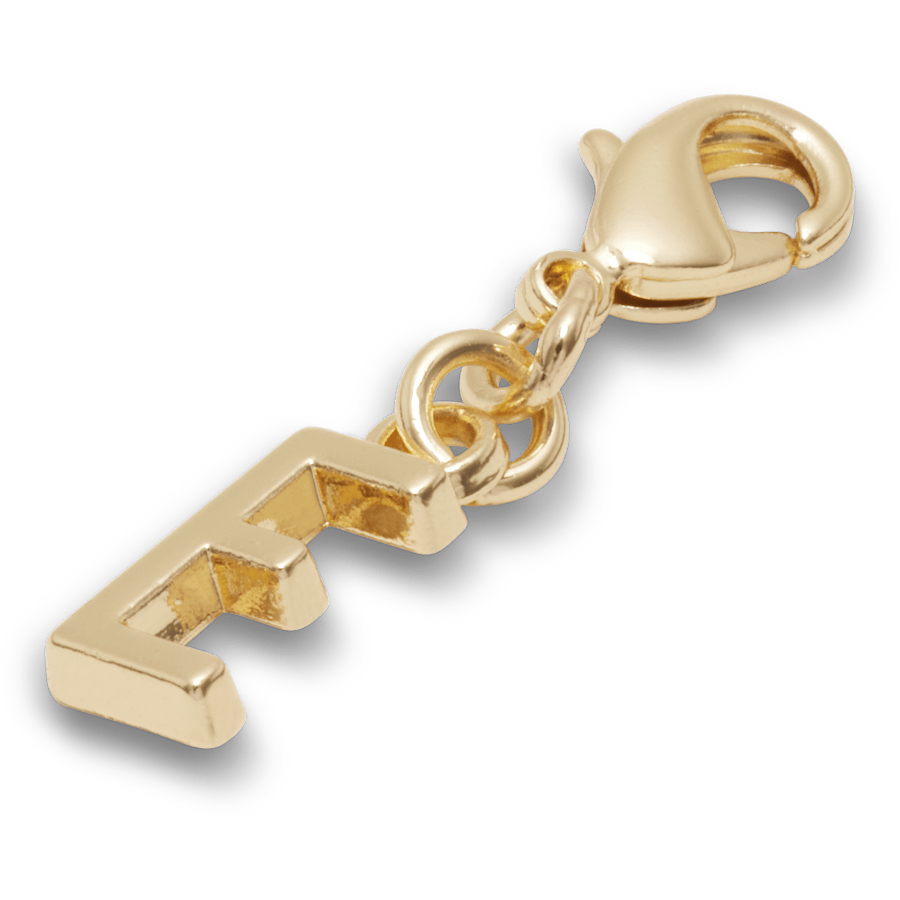 Crocs - Gold Letter E Charm Jibbitz™ charms for Women|Men|Kids|Jibbitz™ Charms