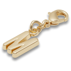 Crocs - Gold Letter M Charm Jibbitz™ charms for Women|Men|Kids|Jibbitz™ Charms