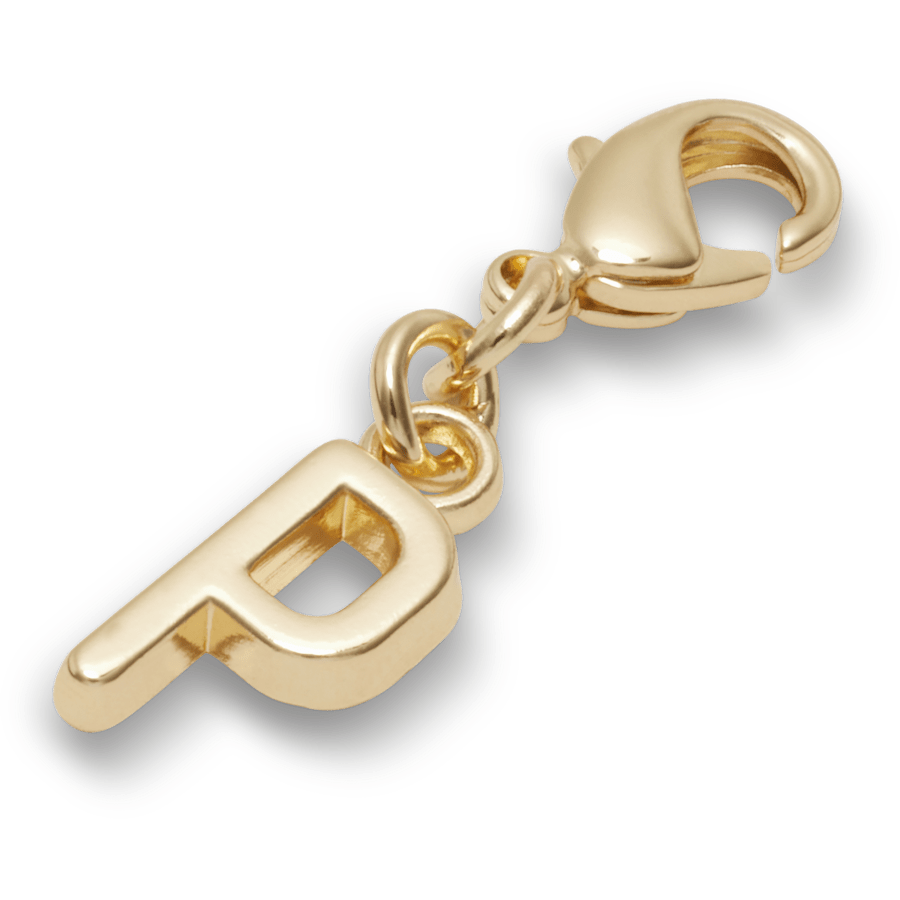 Crocs - Gold Letter P Charm Jibbitz™ charms for Women|Men|Kids|Jibbitz™ Charms