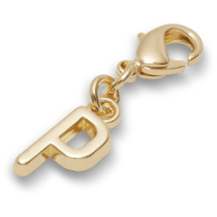 Crocs - Gold Letter P Charm Jibbitz™ charms for Women|Men|Kids|Jibbitz™ Charms