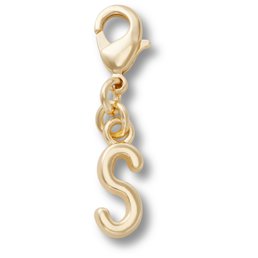 Crocs - Gold Letter S Charm Jibbitz™ charms for Women|Men|Kids|Jibbitz™ Charms