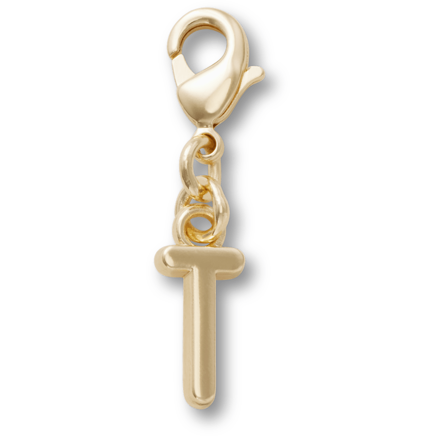 Crocs - Gold Letter T Charm Jibbitz™ charms for Women|Men|Kids|Jibbitz™ Charms