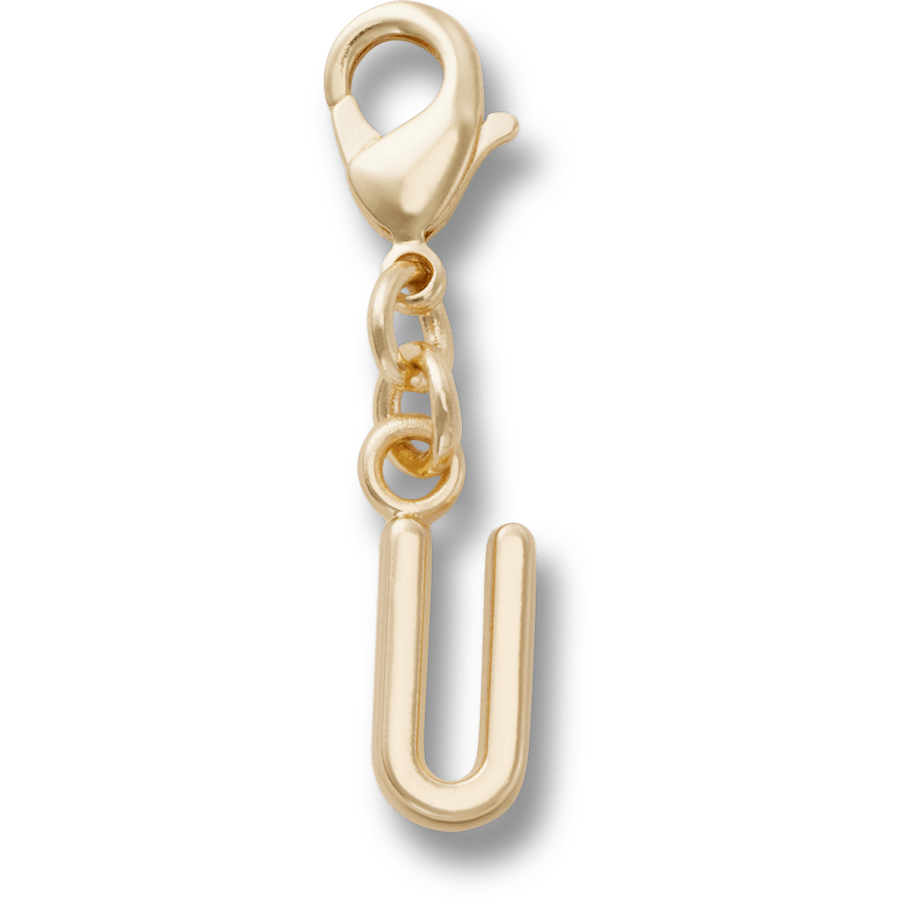Crocs - Gold Letter U Charm Jibbitz™ charms for Women|Men|Kids|Jibbitz™ Charms
