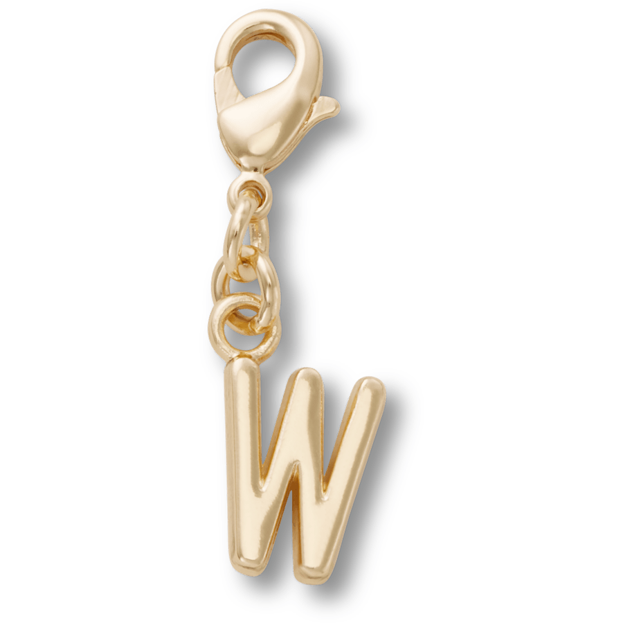 Crocs - Gold Letter W Charm Jibbitz™ charms for Women|Men|Kids|Jibbitz™ Charms