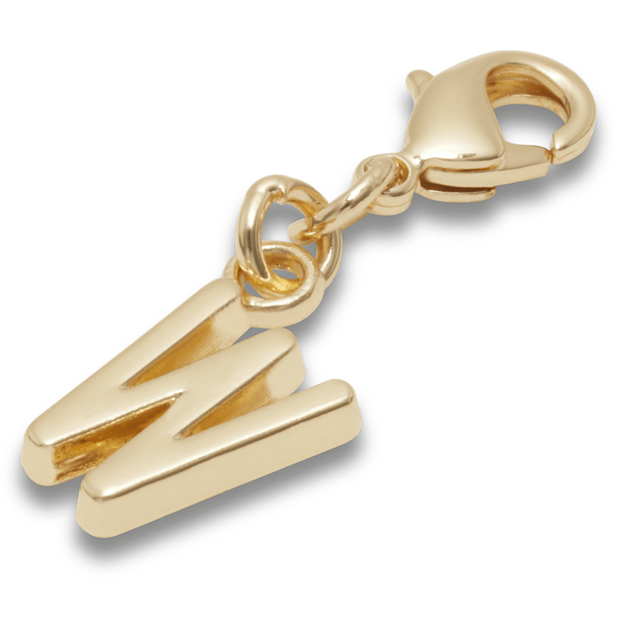 Crocs - Gold Letter W Charm Jibbitz™ charms for Women|Men|Kids|Jibbitz™ Charms