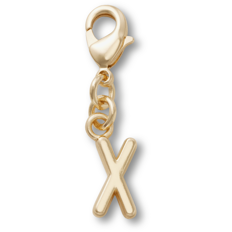 Crocs - Gold Letter X Charm Jibbitz™ charms for Women|Men|Kids|Jibbitz™ Charms