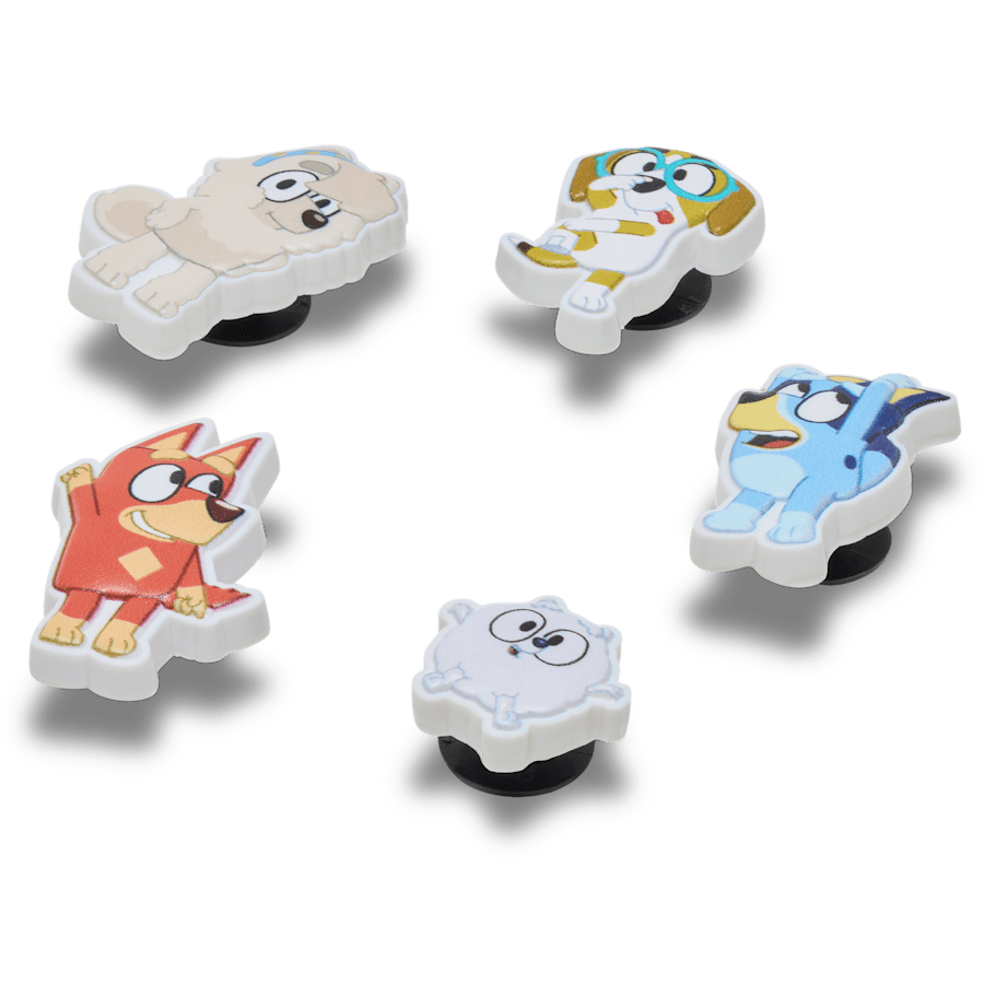 Crocs - Bluey 5 Pack Jibbitz Shoe Charm for Women|Men|Kids|Jibbitz™ Charms