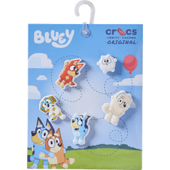 Crocs - Bluey 5 Pack Jibbitz Shoe Charm for Women|Men|Kids|Jibbitz™ Charms