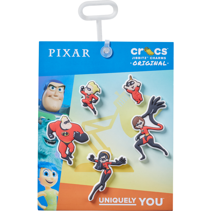 Crocs - Pixar Incredibles 5 Pack Jibbitz charm for Women|Men|Jibbitz™ Charms