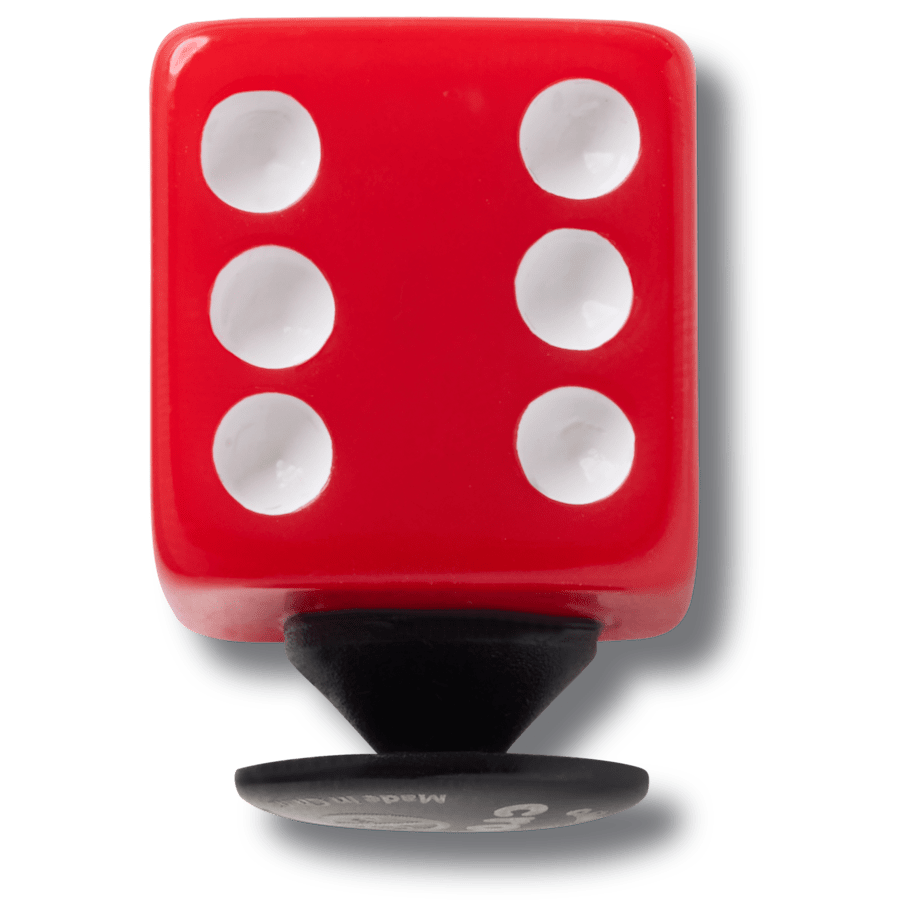 Crocs - Red Dice Jibbitz™ charms for Women|Men|Jibbitz™ Charms