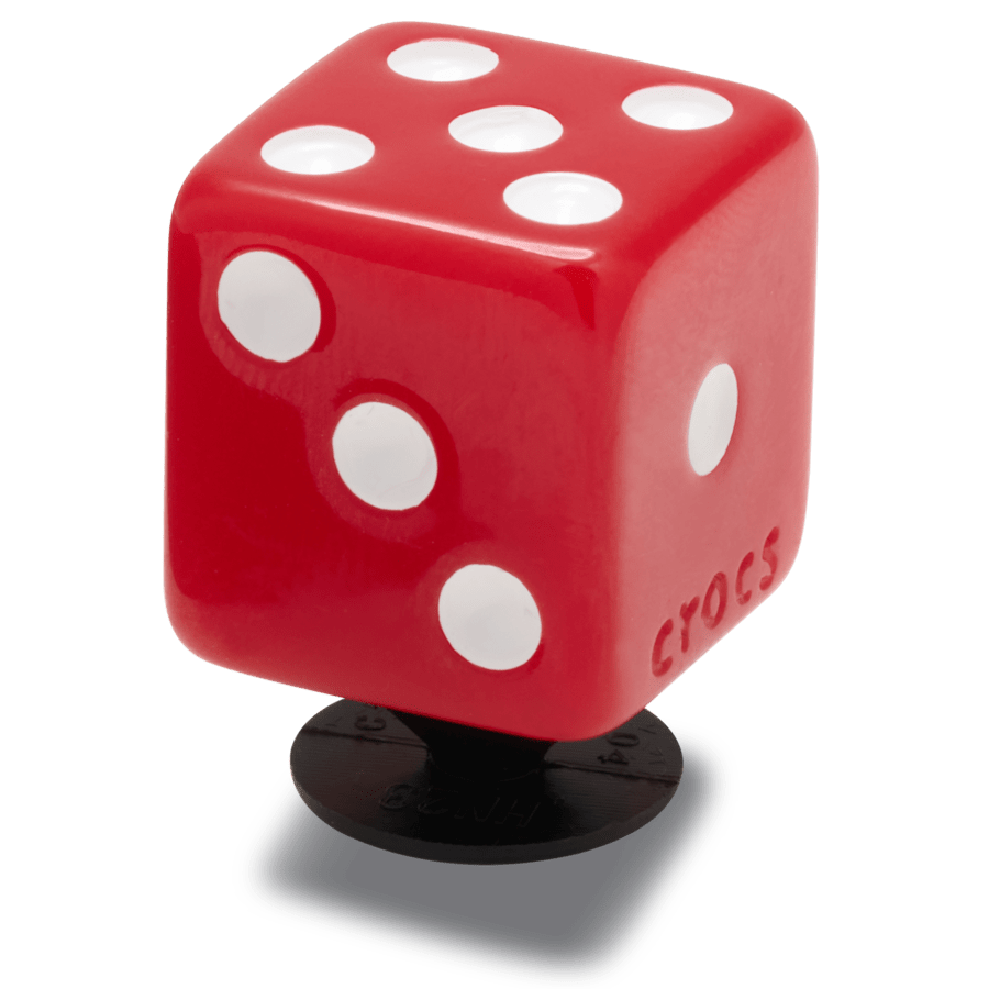 Crocs - Red Dice Jibbitz™ charms for Women|Men|Jibbitz™ Charms