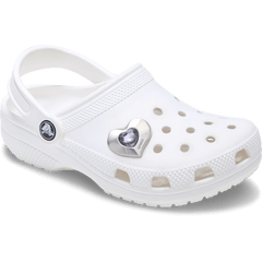 Crocs - SilverandPurple SMT Gem Heart Jibbitz™ charms for Women|Men|Jibbitz™ Charms