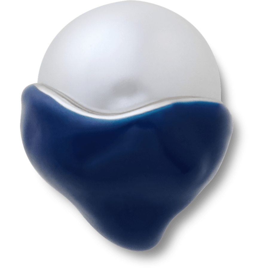 Crocs - Blue Dipped Enamel SMT Pearl Jibbitz™ charms for Women|Men