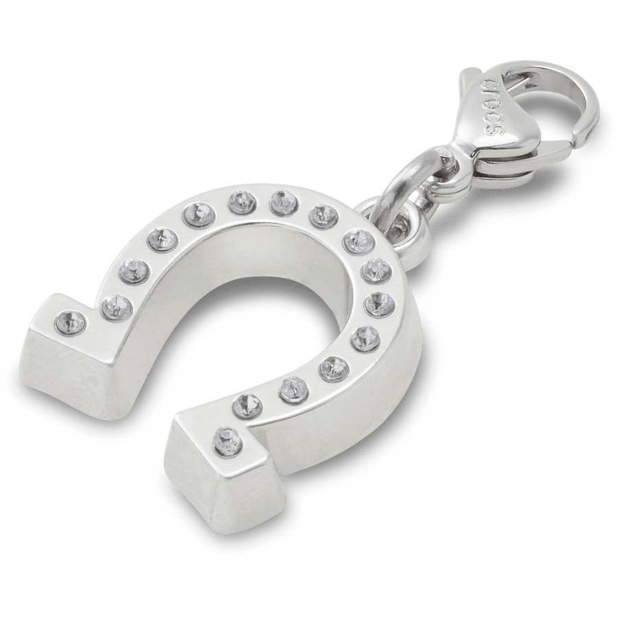 Crocs - Lucky Silver Horseshoe Charm Jibbitz charm for Women|Men|Kids