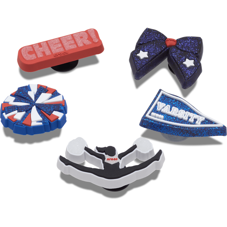 Crocs - Cheer 5 Pack Jibbitz™ charms for Women|Men|Jibbitz™ Charms