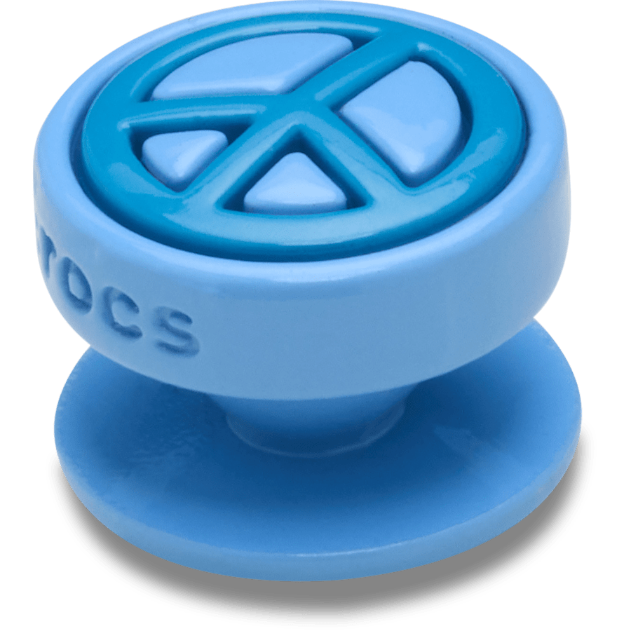 Crocs - Blue Peace Sign Icon Jibbitz™ charms for Women|Men|Jibbitz™ Charms