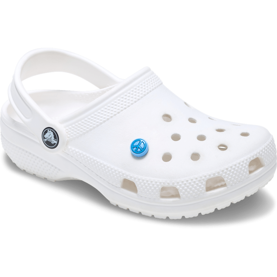 Crocs - Blue Peace Sign Icon Jibbitz™ charms for Women|Men|Jibbitz™ Charms